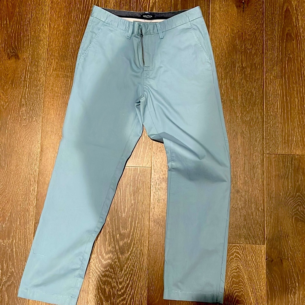Nautica light blue lightweight corduroy style pants 30x30